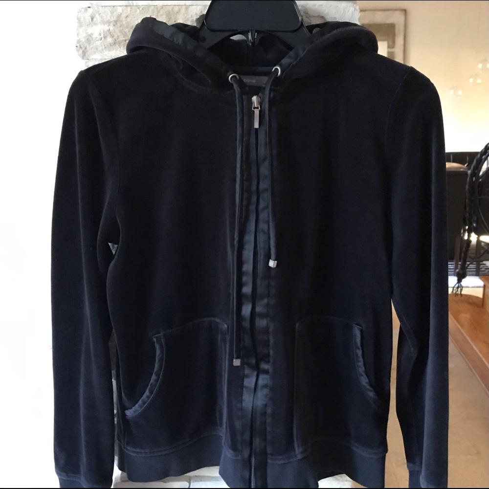 Liz Claiborne Black Zip Up Hoodie